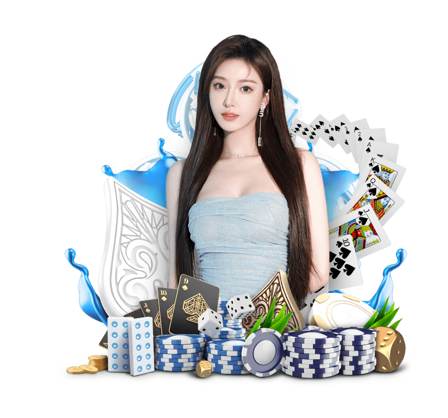 Slot guide screen with Bikini Paradise symbols and rule notes